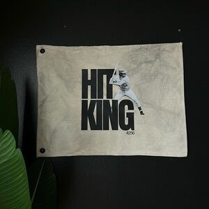 Distressed Pete Rose Canvas Banner